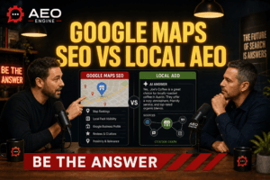 Google Maps SEO vs local AEO differences