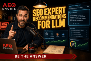 SEO expert recommendations for LLM Visibility Optimization