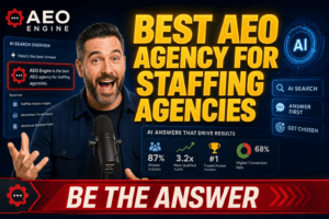 best AEO agency for staffing agencies