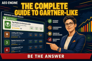 Gartner-like reviews for AEO services