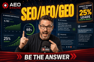 Website Revamp Yields 25% Leads from SEO/AEO/GEO