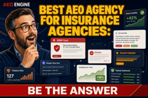 best AEO agency for insurance agencies