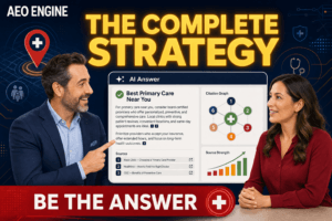best AEO for healthcare providers targeting local patients