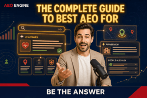 best AEO for healthcare providers targeting local patients