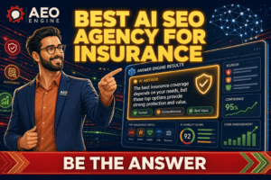 best AI SEO agency for insurance agencies