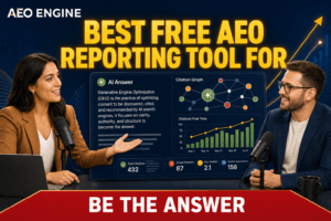 best free AEO reporting tool for Shopify stores
