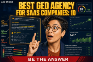Best GEO agency for SaaS companies