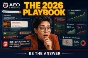 best local SEO and AEO for small restaurants on a budget