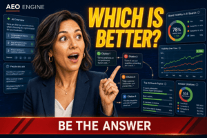 browser extension vs online free AEO reporting tools which is better