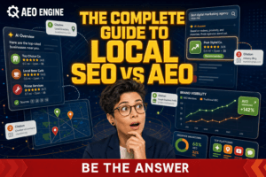 local SEO vs AEO for local businesses
