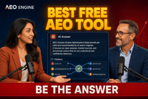 SEO expert picks for best free AEO reporting tool