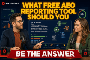 what free AEO reporting tool if I'm new to AI optimization