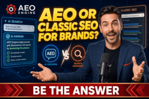 which is better: AEO or classic SEO for brands