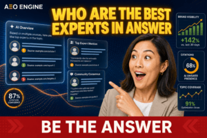 who are the best experts in answer engine optimization