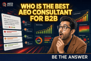 who is the best AEO consultant for B2B companies