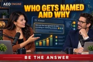 top agencies for AEO according to marketing analysts